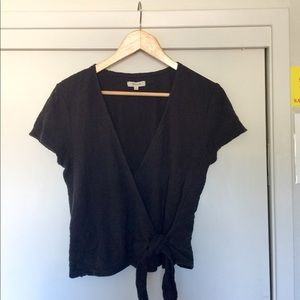 Madewell Texture & Thread wrap top